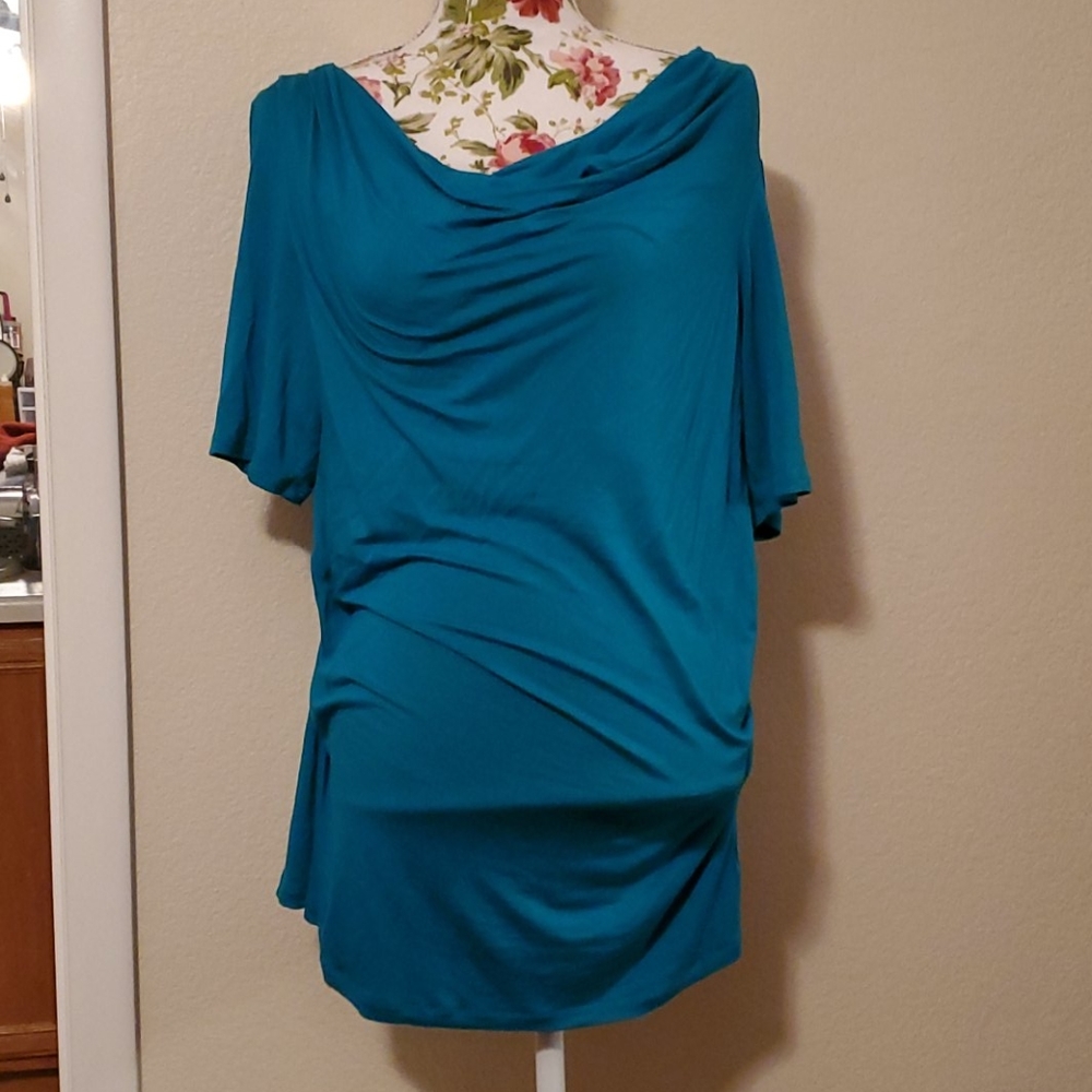 Draped detailed shirt